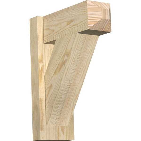 Ekena Millwork Traditional Craftsman Rough Sawn Outlooker, Douglas Fir, 6"W x 14"D x 18"H OUT06X14X18TRA04RDF - main